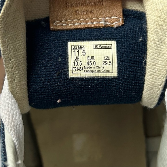 High Top Men’s Vans Denim and Brown - Picture 4 of 8